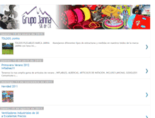 Tablet Screenshot of grupojanna.com